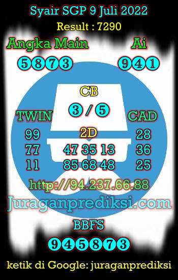 Prediksi SGP 9 Juli 2022, Forum Syair Sgp, Kode Syair Sgp hari ini, Forum Syair Singapore, Prediksi Singapore Sabtu 9 7 2022, Syair Singapore Sabtu 9 juli 2022.