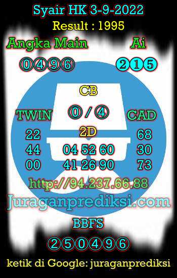 Prediksi Hk 3 September 2022 hari ini dari Forum Syair hk adalah Prediksi Hongkong 3 9 2022 dan syair hongkong hari ini