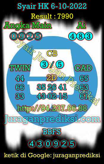 Prediksi Hk 6 Oktober 2022 hari ini dari Forum Syair hk adalah Prediksi Hongkong 6 10 2022 dan syair hongkong hari ini