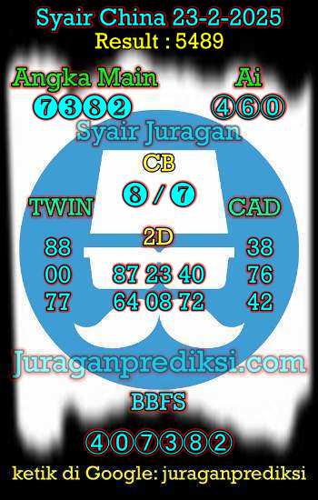 prediksi china 23 februari 2025, syair china hari ini minggu 23-2-2025, bocoran china, prediksi china akurat, syair china, prediksi china jitu