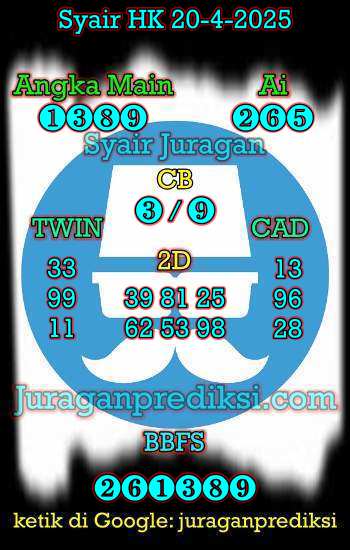 prediksi hk 20 april 2025, syair hk hari ini minggu 20-4-2025, prediksi syair hongkong 20 april 2025, prediksi hk jp jitu dan akurat