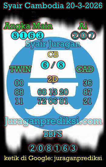 prediksi cambodia jumat 20 maret 2026, syair cambodia hari ini jumat 20-3-2026, prediksi syair kamboja 20 maret 2026 4d jitu dan akurat