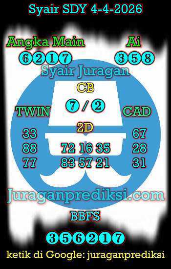 prediksi sdy 4 april 2026, syair sdy hari ini sabtu 4-4-2026, prediksi syair sydney 4 april 2026, prediksi sdy jp jitu dan akurat